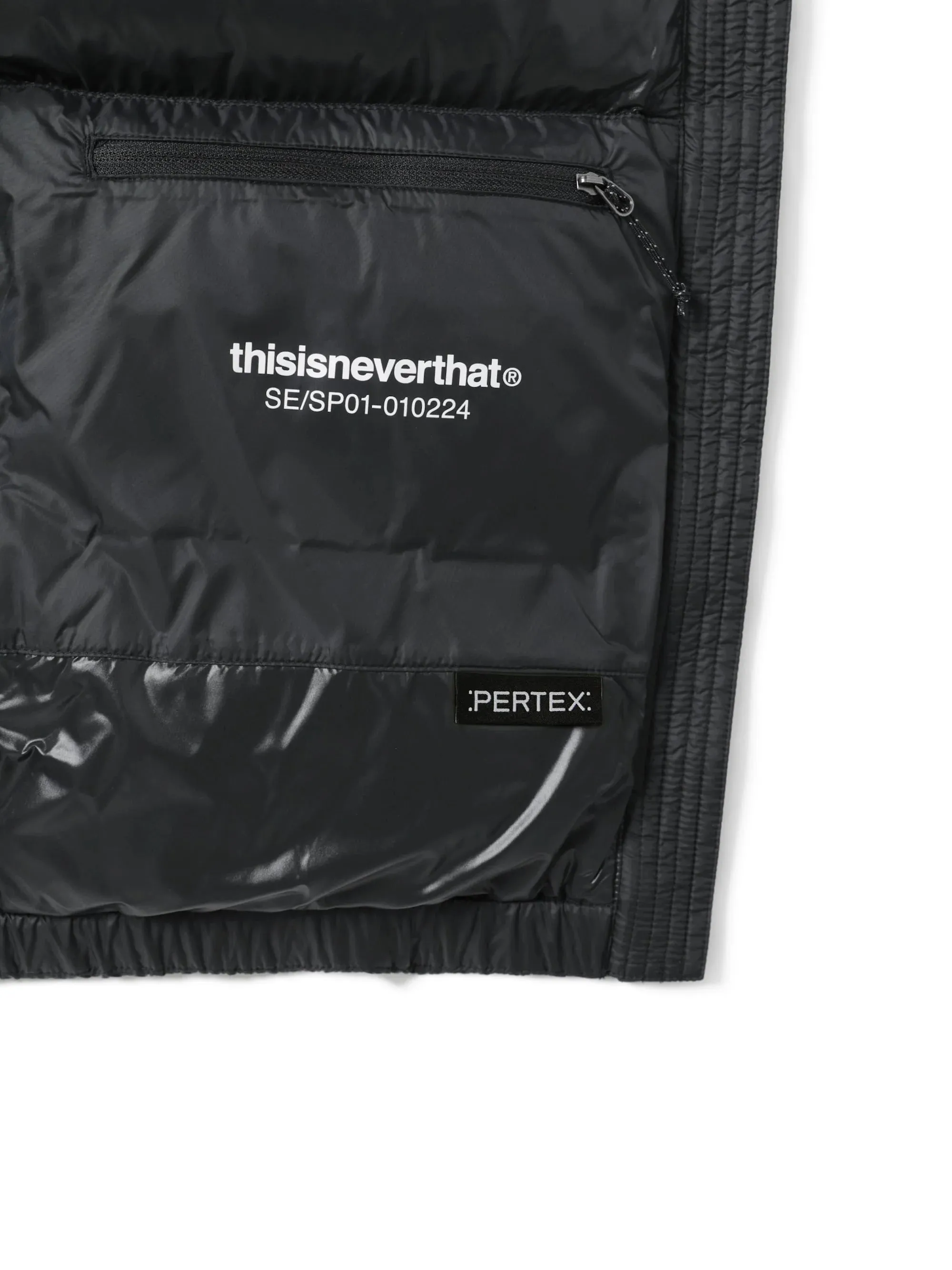 PERTEX® T Down Jacket Black / THIS IS NEVER THAT