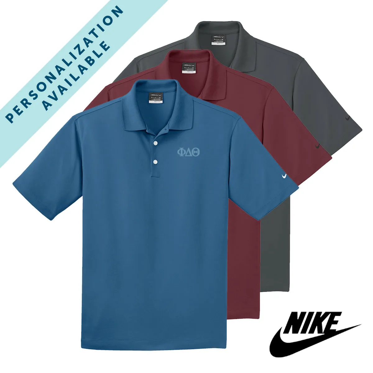 Phi Delt Nike Embroidered Performance Polo