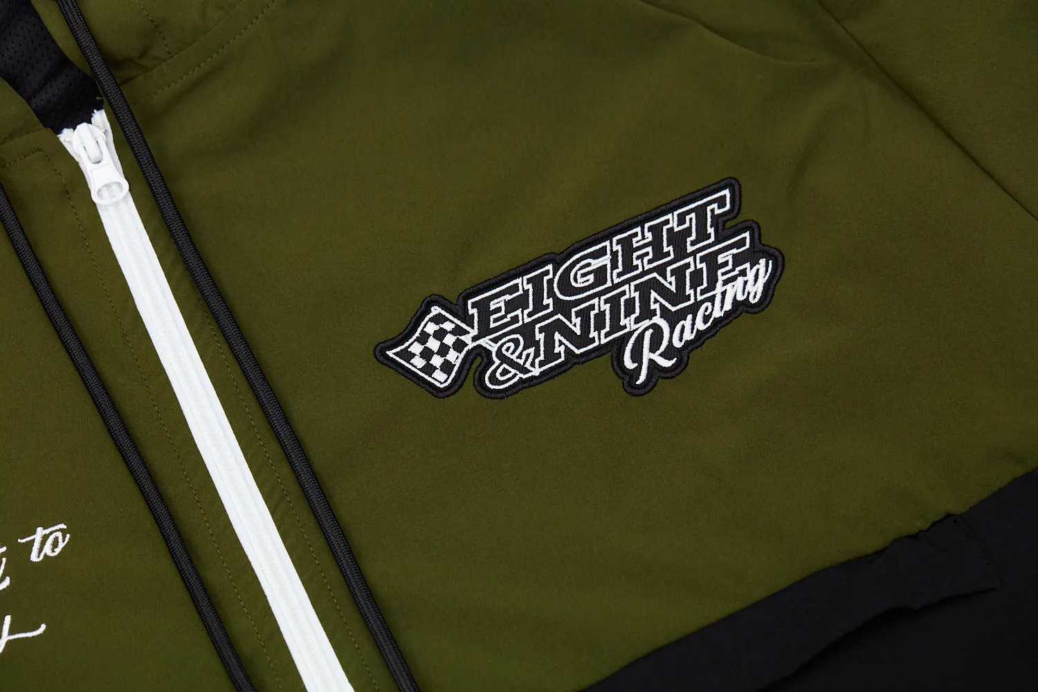 Race Team Nylon Anorak Jacket Green