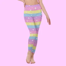 Rainbow Ribbon Women's Casual Leggings