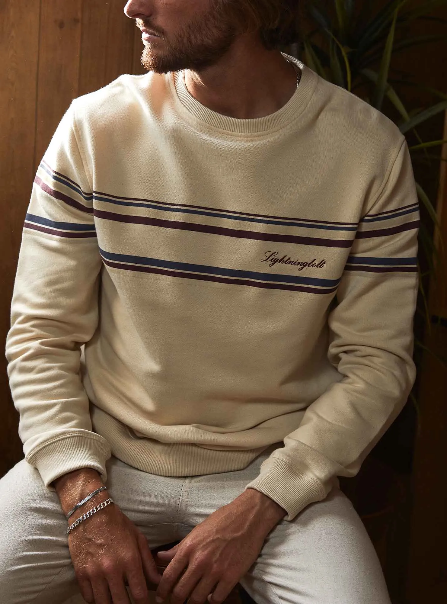 REGULAR SWEATSHIRT WITH STRIPES