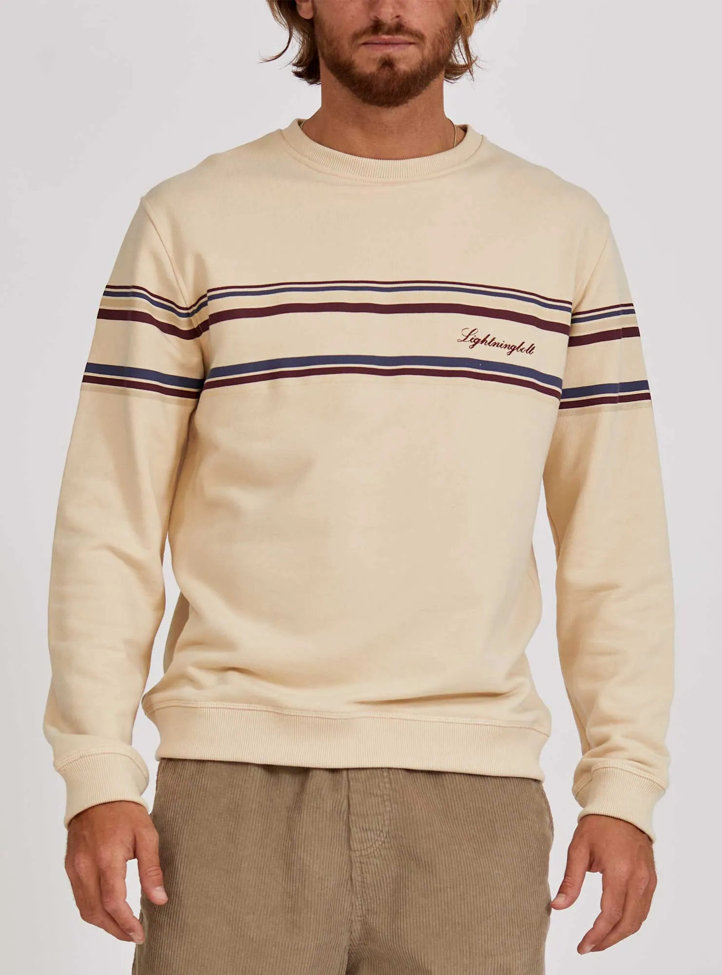 REGULAR SWEATSHIRT WITH STRIPES