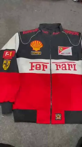 Rework Style Ferrari NASCAR Jackets