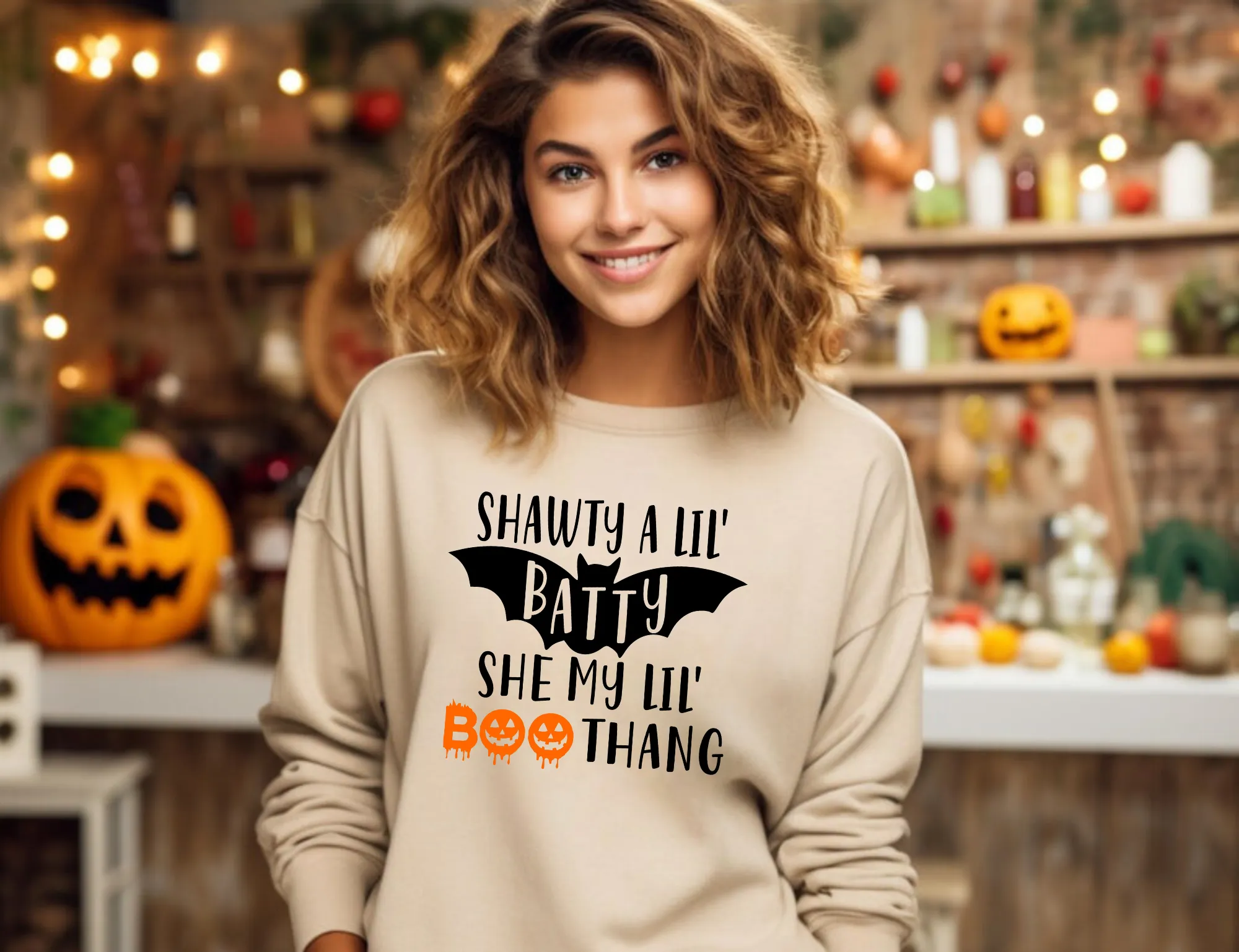 Shawty A Lil Batty She My Lil Boo Thang Sweatshirt