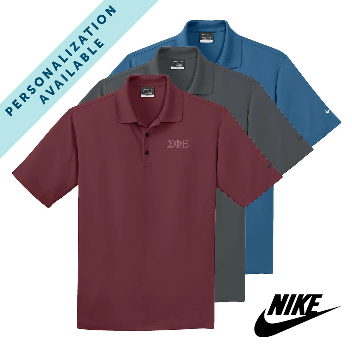 SigEp Nike Embroidered Performance Polo