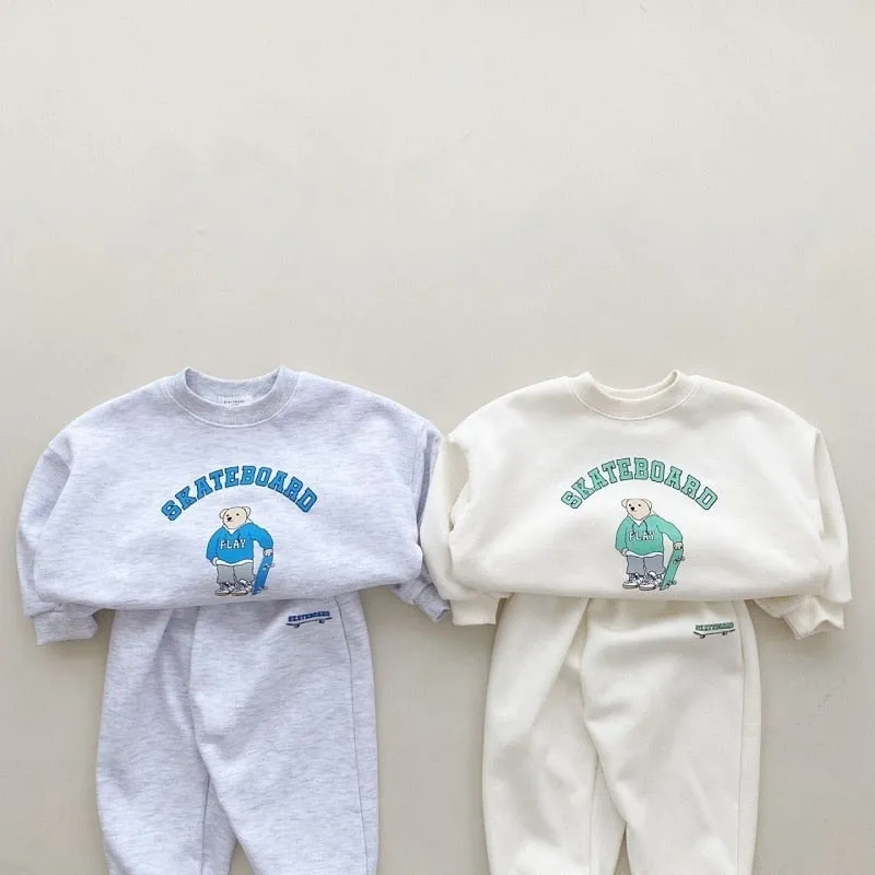 Skateboard Bear Jogger Set