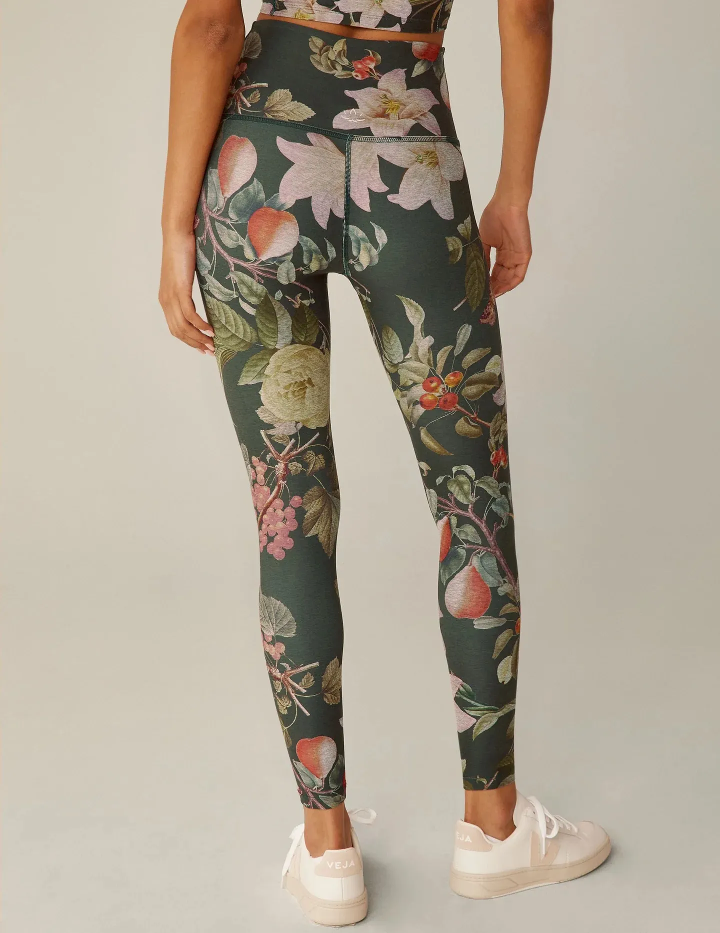 Softmark Caught in the Midi High Waisted Legging - Botanical Garden