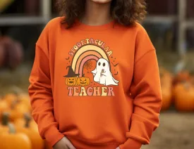 Spooktacular Teacher | Halloween Teacher Crewneck Sweatshirt