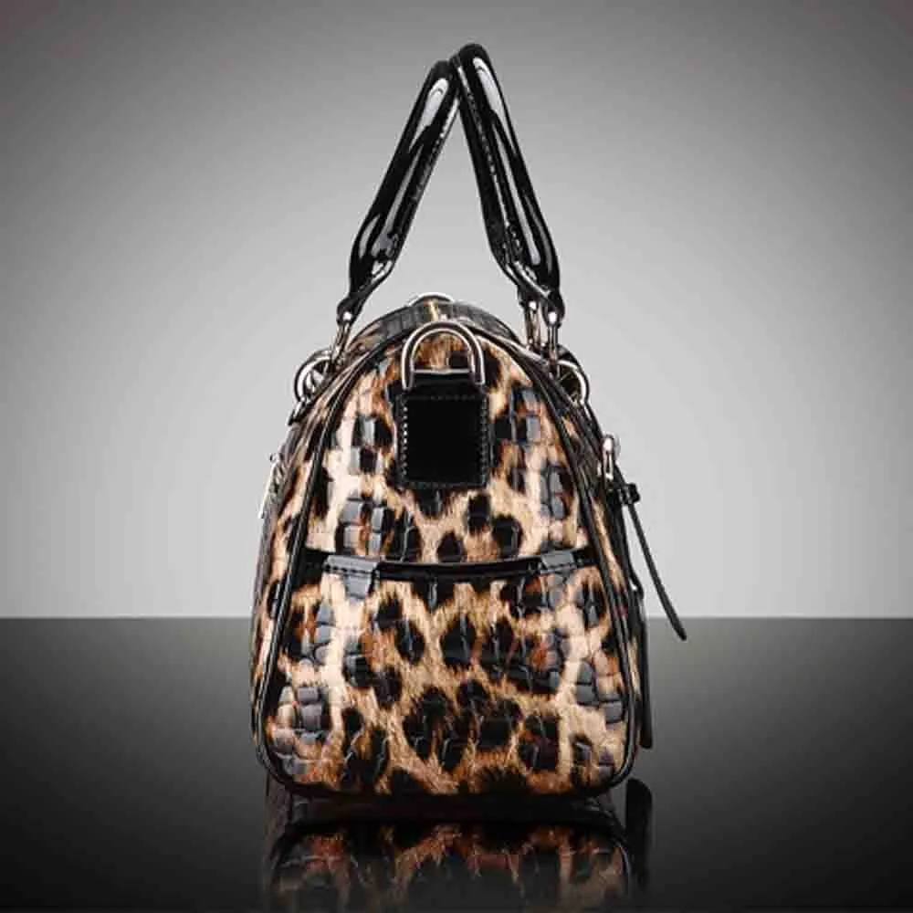 TEEK - Sleek Leopard Print Handbags