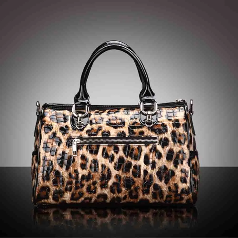 TEEK - Sleek Leopard Print Handbags