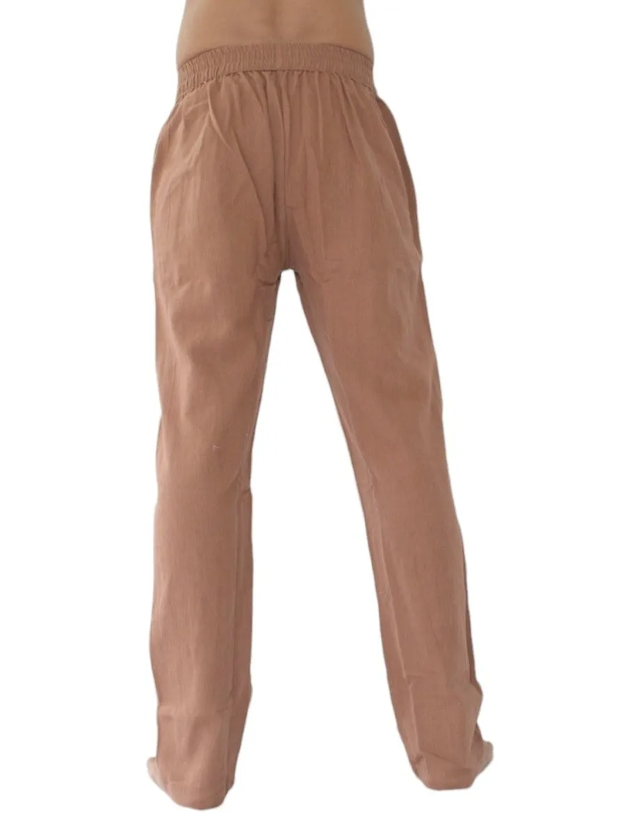 Terracotta Unisex Organic Cotton Free Size Trousers