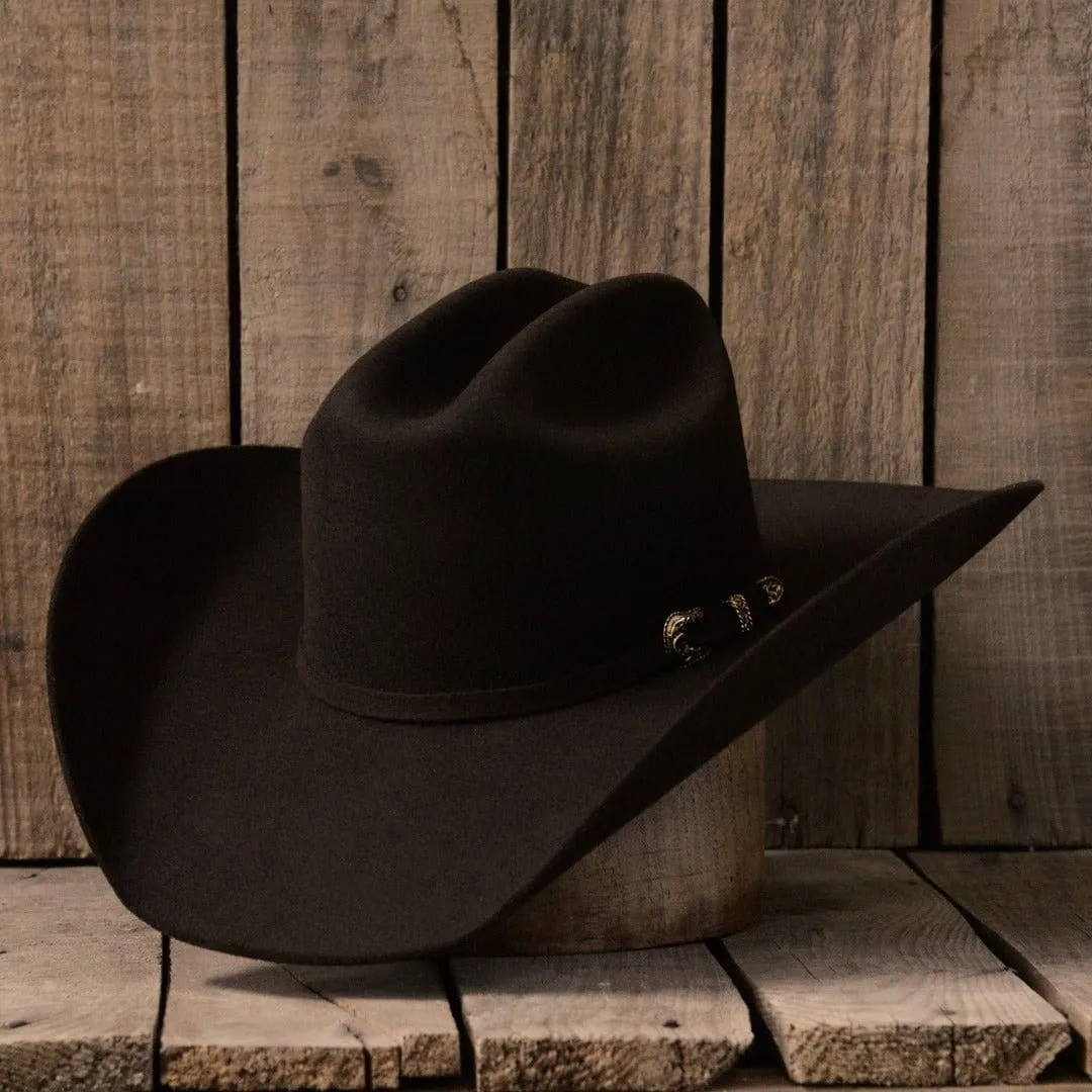 Tombstone 20X Cowboy Felt Hat Roper ShapeBrown Chocolate TOM-4204