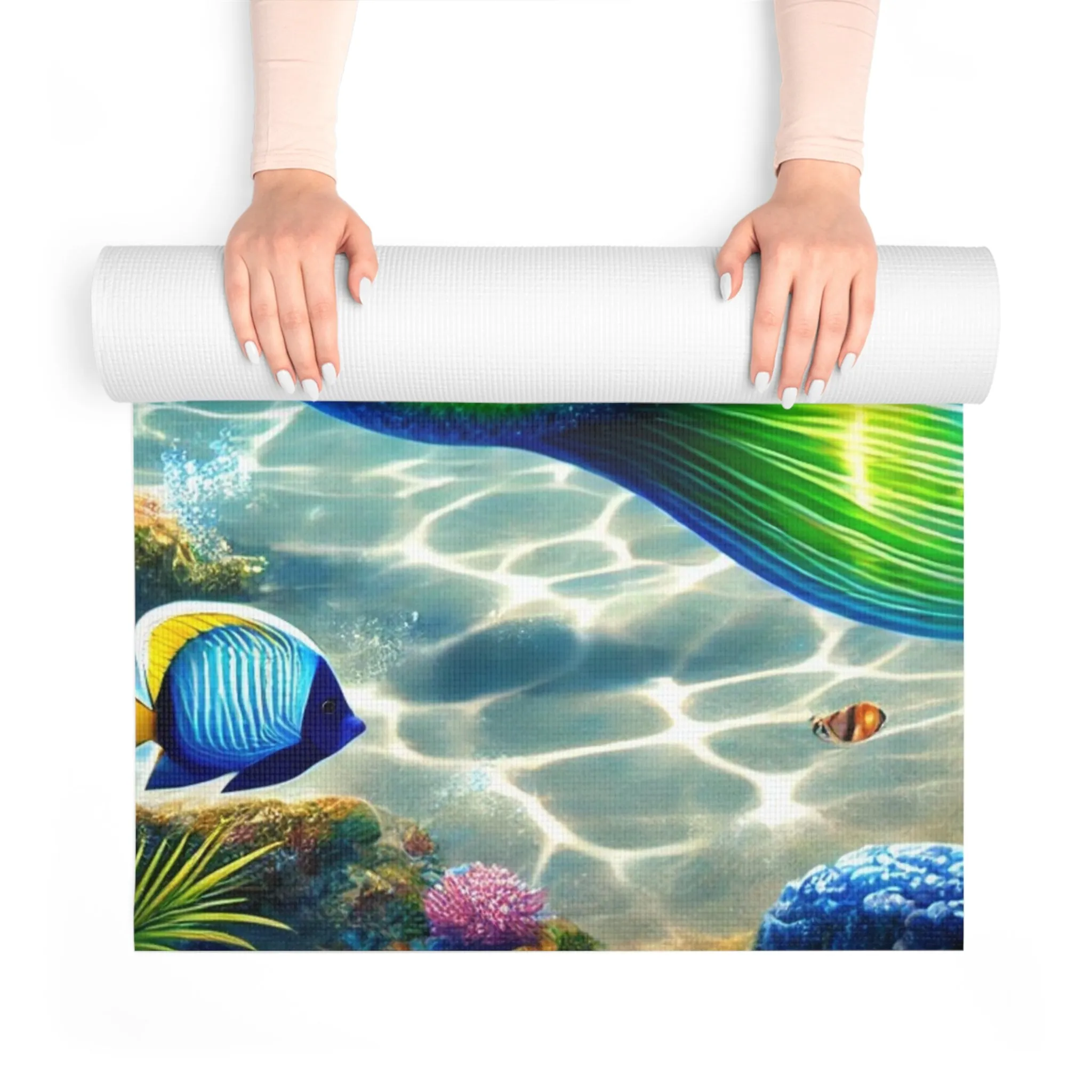 Tropical Goddess Foam Yoga Mat