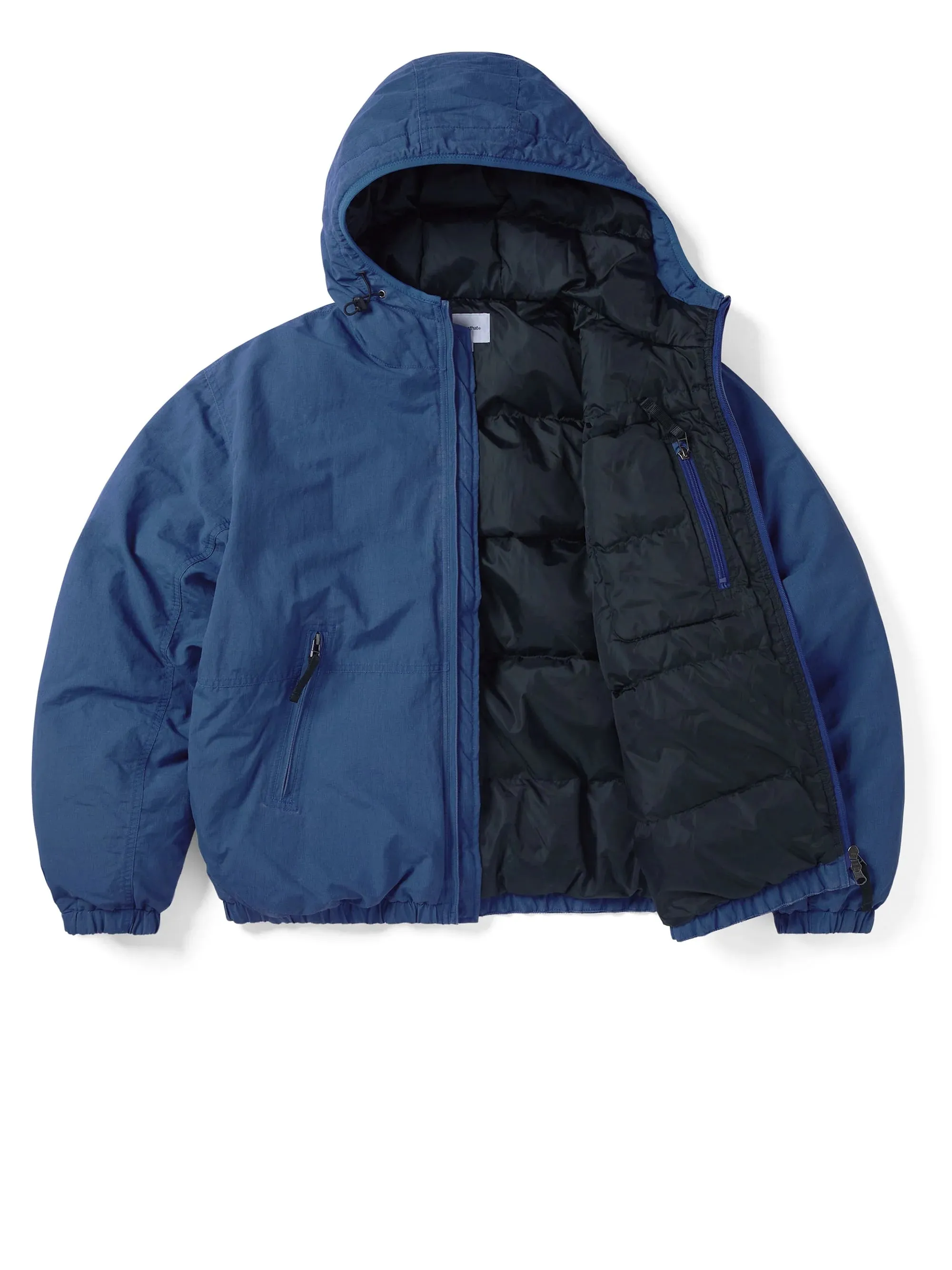 Washed Down Puffer Jacket Blue / THIS IS NEVER THAT