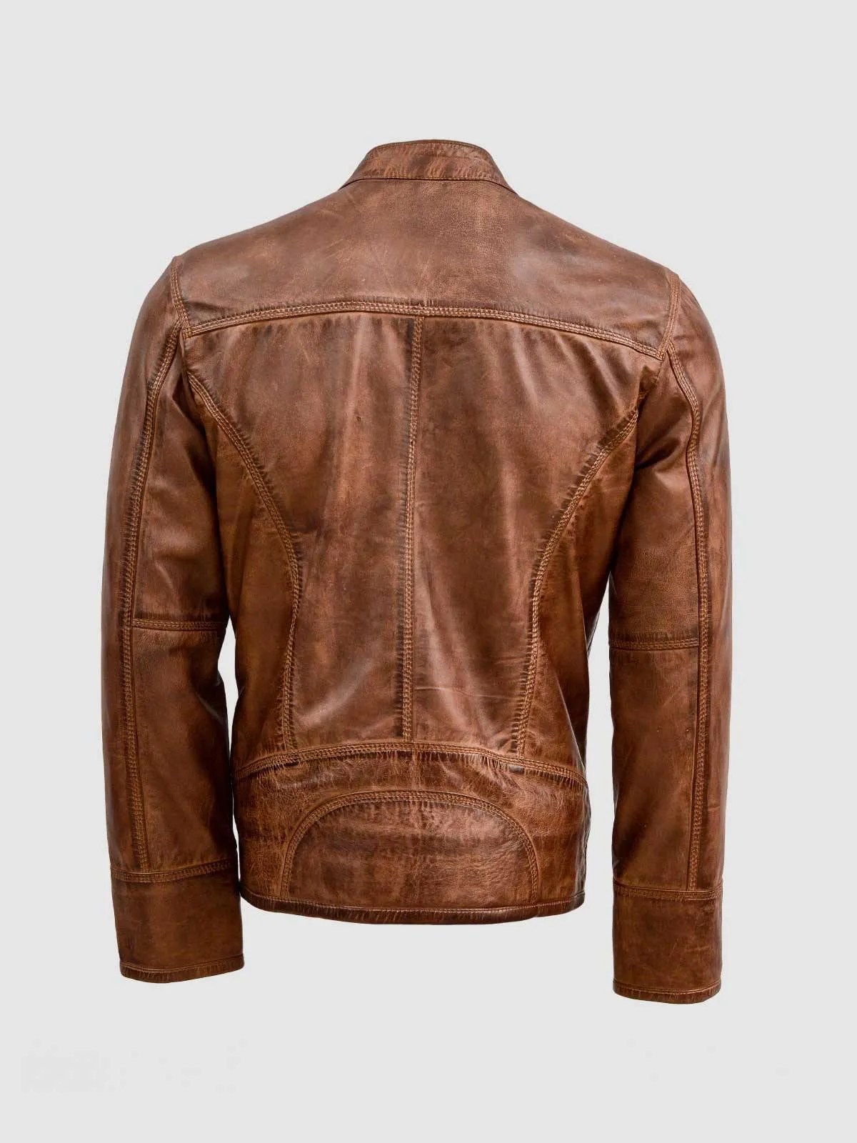 Waxed Vintage Brown Jacket