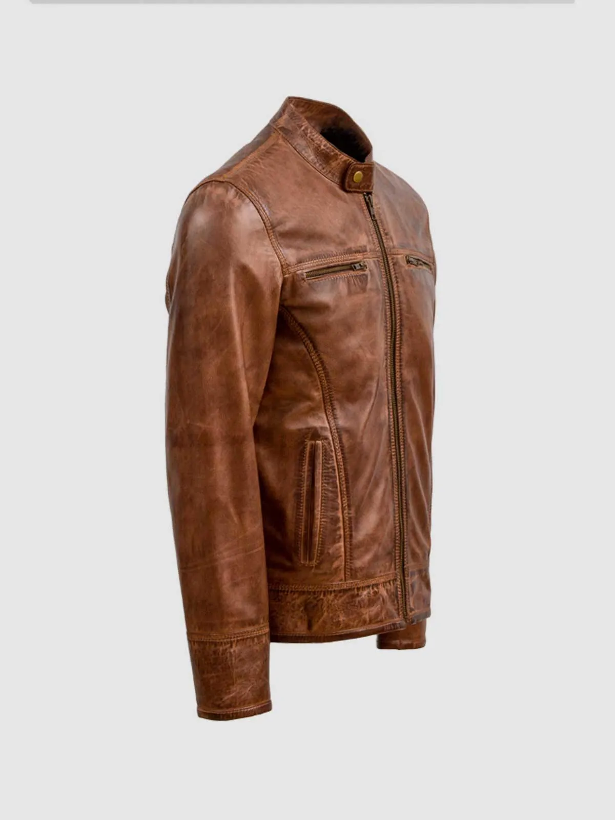 Waxed Vintage Brown Jacket