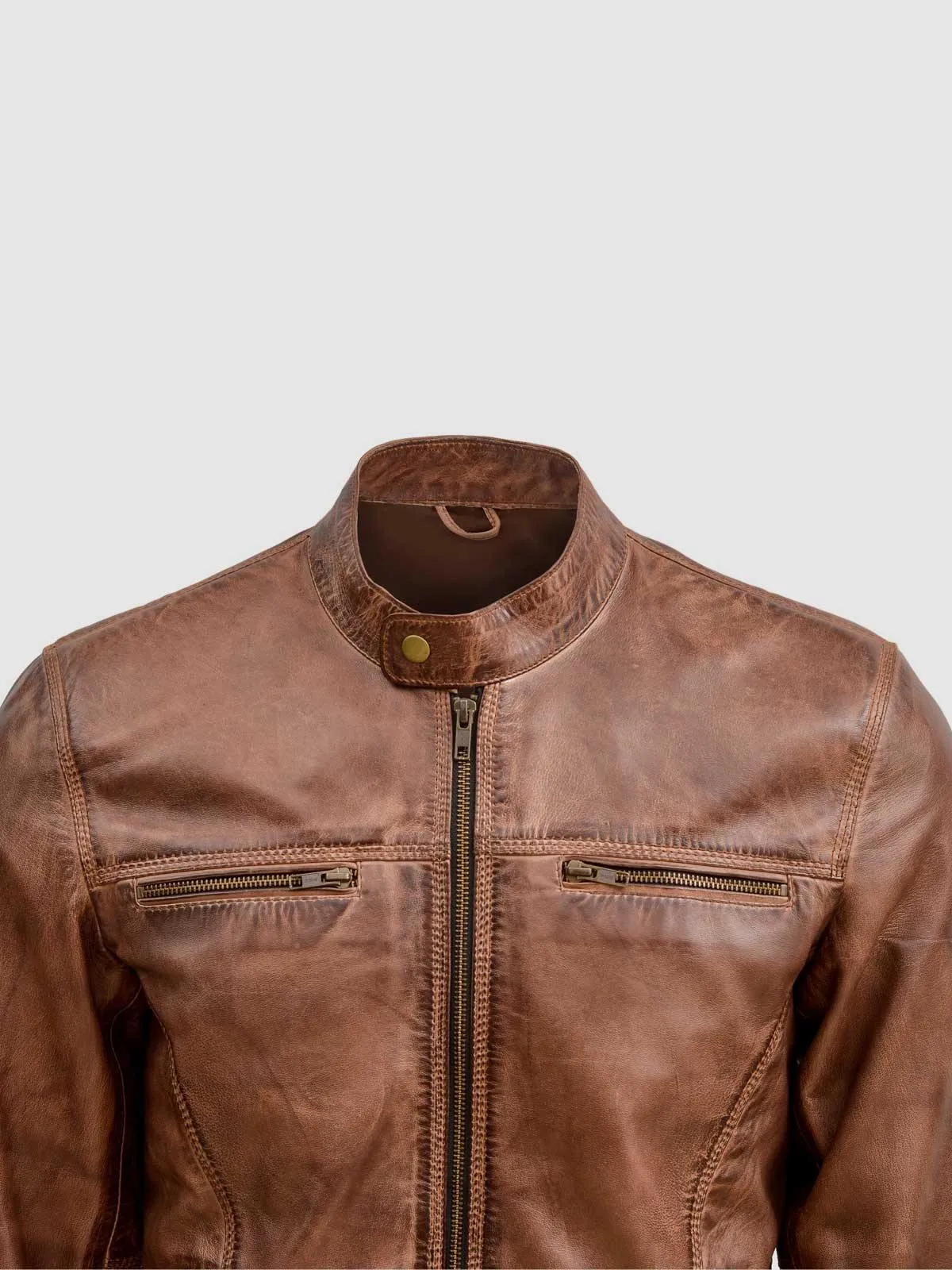 Waxed Vintage Brown Jacket