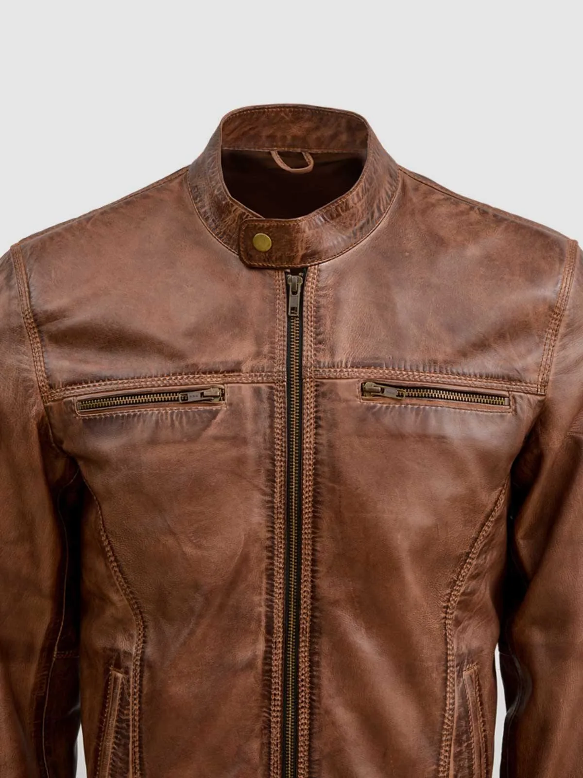 Waxed Vintage Brown Jacket