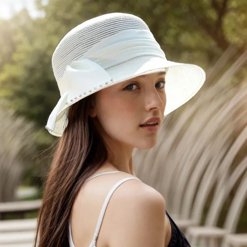 Wide Brim Foldable Beach Sun Hat for Outdoor Activities