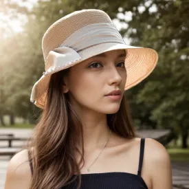 Wide Brim Foldable Beach Sun Hat for Outdoor Activities