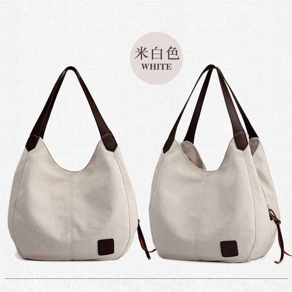 Women's Canvas Handbags Vintage High Quality