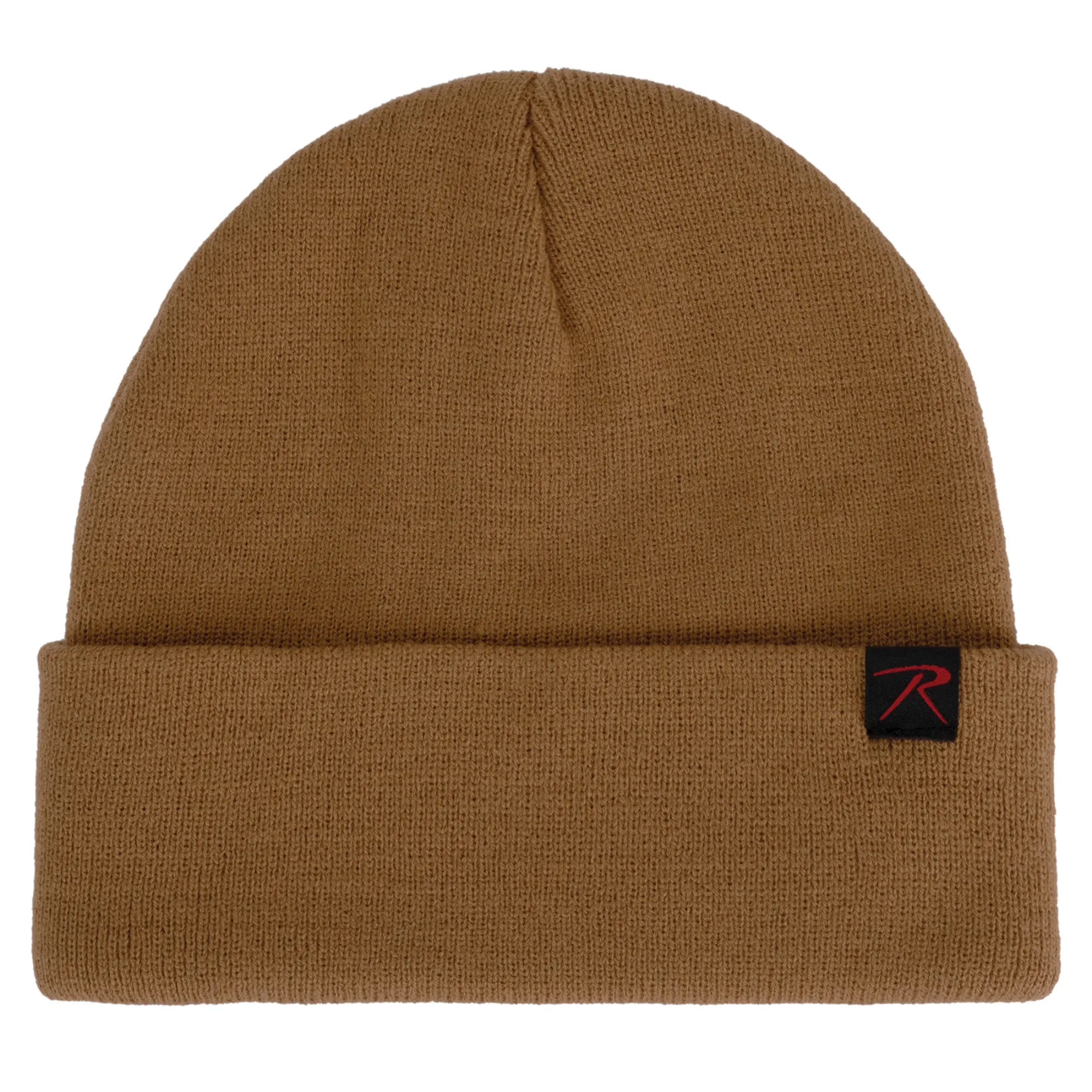 Work Brown - Military Deluxe Fine Knit Watch Cap - Acrylic